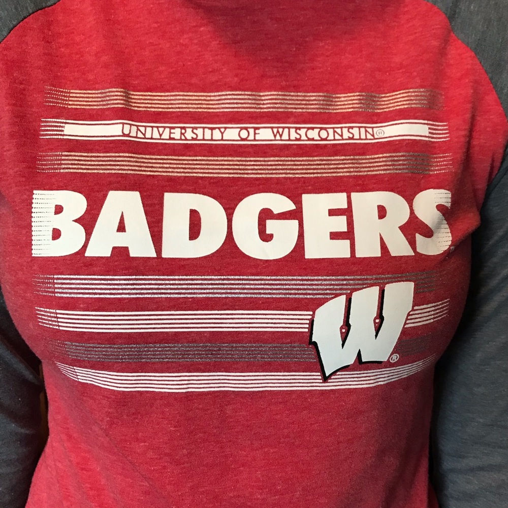 University of Wisconsin - Madison UW Badgers Hooded Long Sleeve Shirt